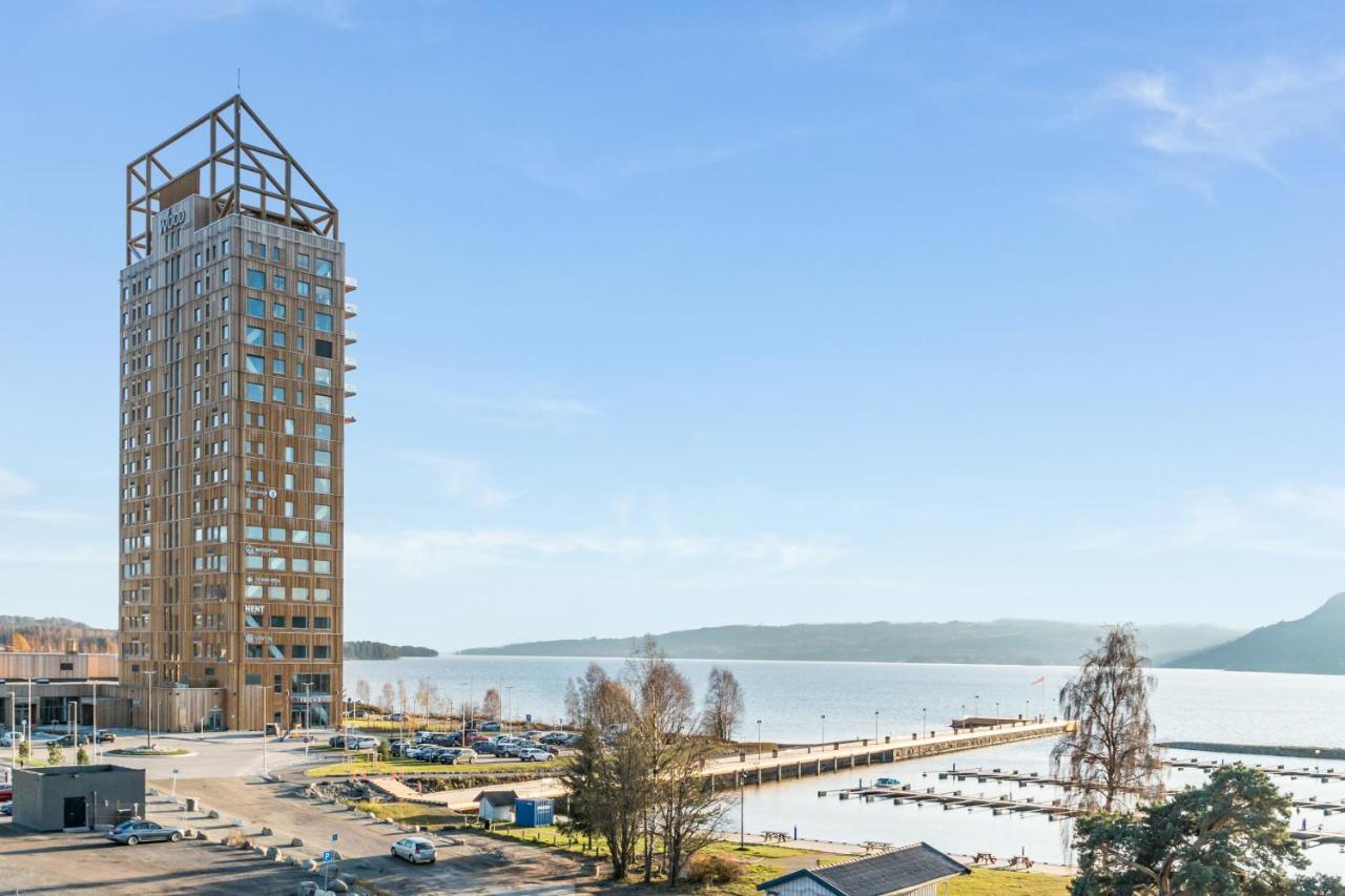 Mjos Tower Apartment - Lovely City View Ringsaker Экстерьер фото